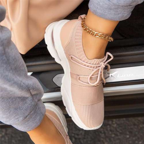Slip-On Lace-Up All Season Padded Insole Sneakers