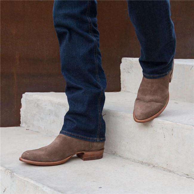Men's Vintage Round Toe Suede Boots