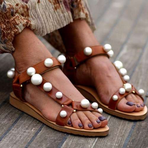 Womens Fashion Flat Sandals