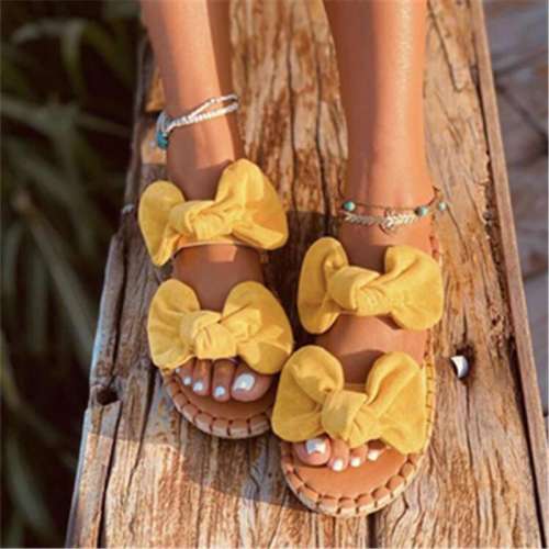 Women Beach Slippers Casual Toe Shoes
