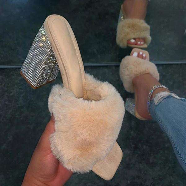 Women's Fashion Heel Slippers