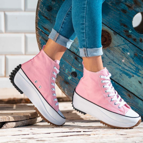 **Women’s Fashion Canvas Platform Sneakers