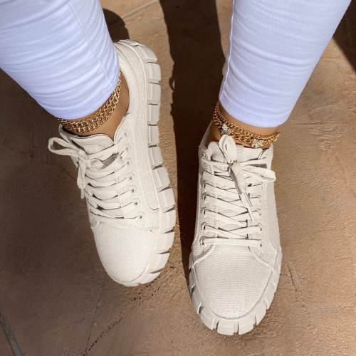 Cute Thickened Biscuit Base Sneakers