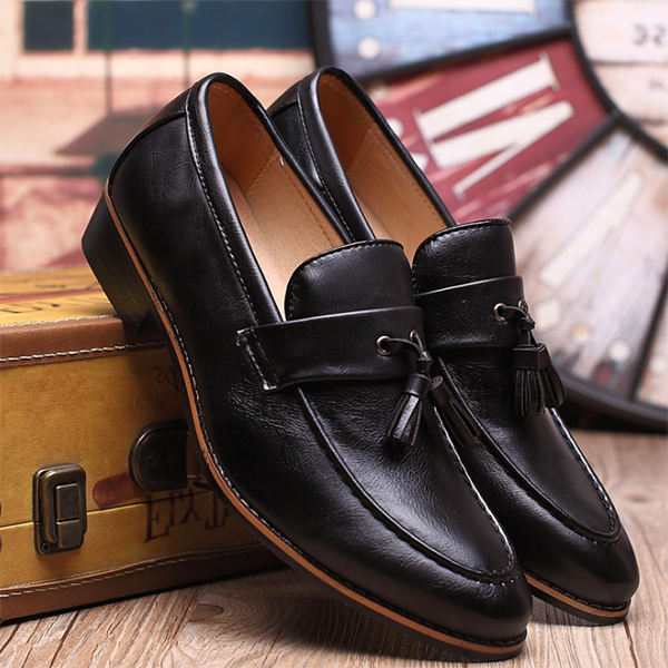 Men's New Flat Business Casual Leather Shoes
