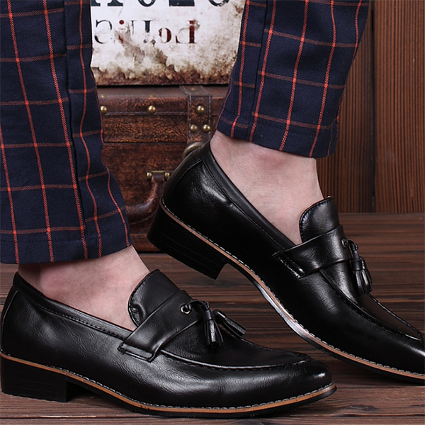 Men's New Flat Business Casual Leather Shoes
