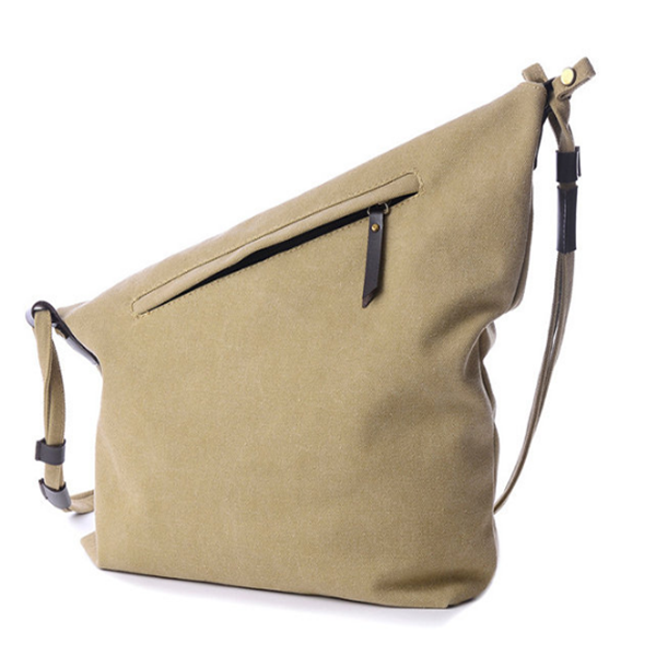 Women Vintage Canvas Casual Large Capacity Crossbody Bags Leisure Retro Shoulder Bags