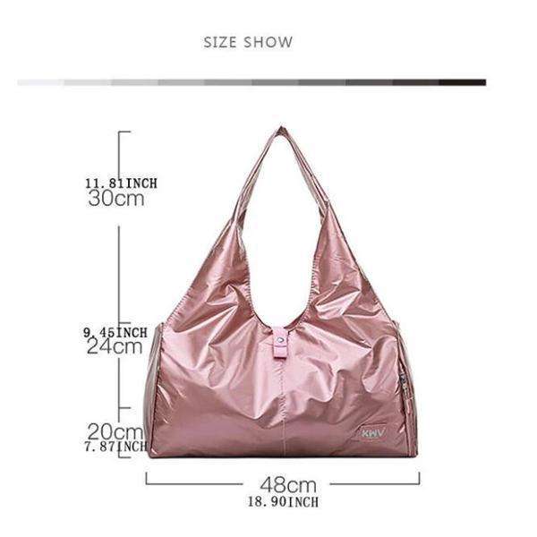 Fashion Waterproof Nylon Large Capacity Solid Women Handbags