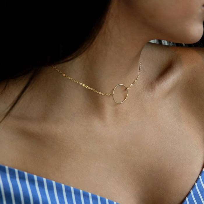 Chic Alloy Choker Necklace