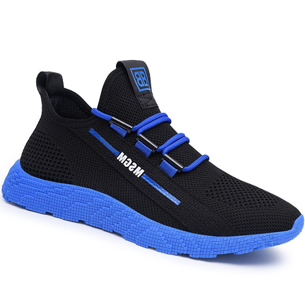 Men's New Summer Fahion Solid Color Breathable Casual Sports Shoes