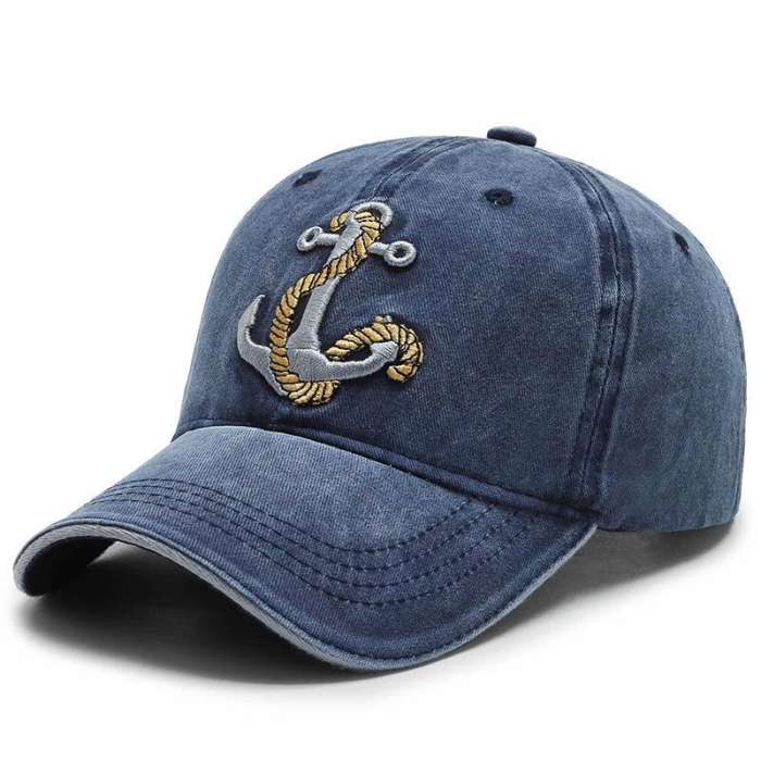 Outdoor Personalized Edging Washed Denim Baseball Cap Sunshade Hat
