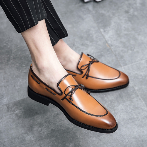 Men's Formal Business Fashion Color Polishing Shoes