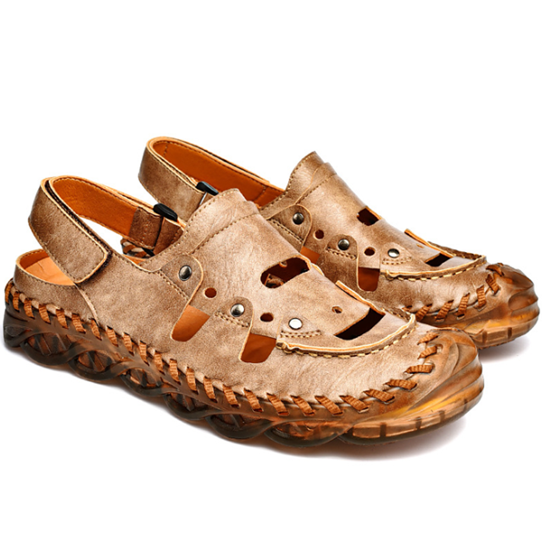 Summer Breathable Baotou Casual Soft Sole Men's Beach Shoes