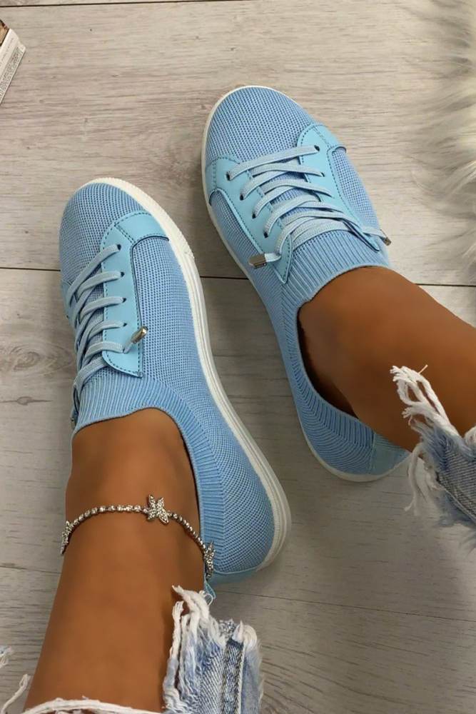 Women’s Breathable Slip On Sneakers Solid Color Flat Shoes