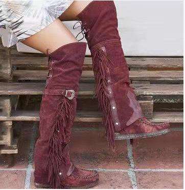 🎄50%OFF Christmas Sale🎄Wedge Moccasin Boots