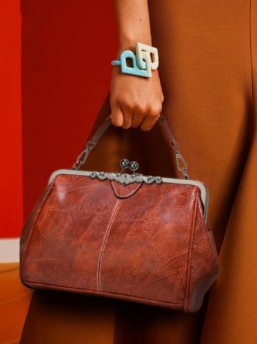 Women PU Leather Vintage Lock Handbag Crossbody Bag Satchel Bag