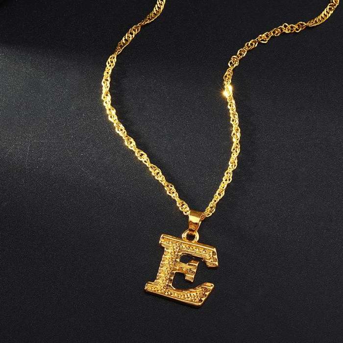 26 Letters pendant necklace