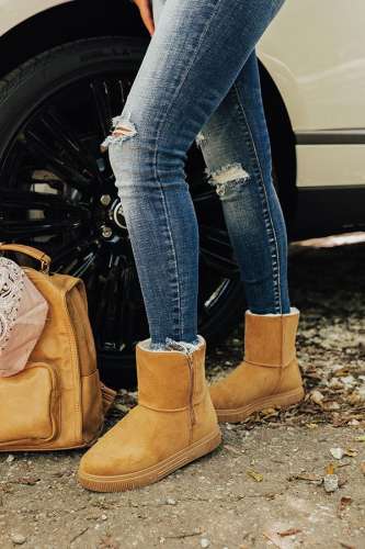 The Cassie Faux Suede Boot