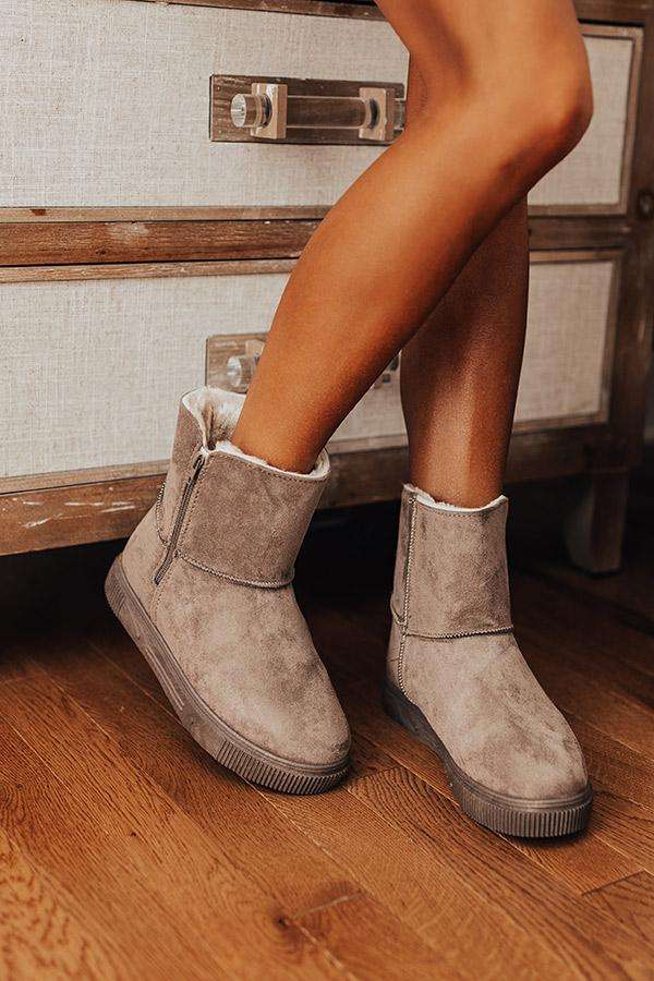 The Cassie Faux Suede Boot