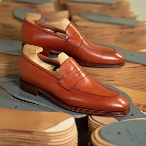 Men's classic and mature style mask slip-on shoes