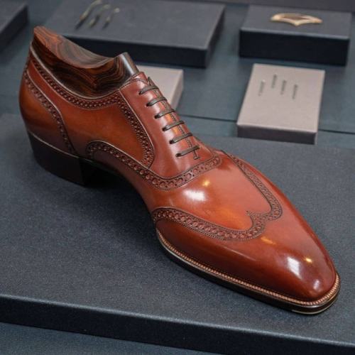 Brown Classic Men's Brogue Dress Shoes