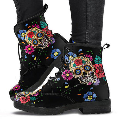 Personality Print Martin Boots