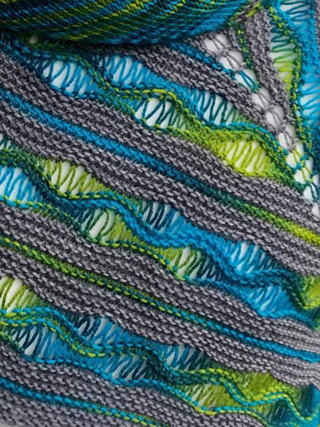 Crochet Colorful Scarf Shawl