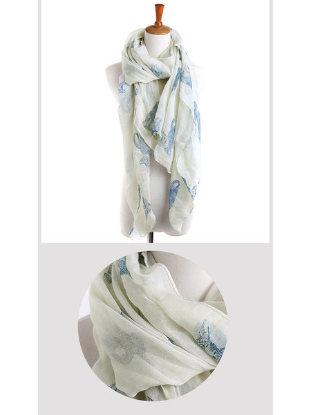 Hot Sale Womens Spring Cats design Bali Yarn Scarves