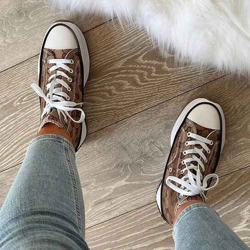 🎁Promotion shoes🎁Lace Up Chunky High Top Sneakers