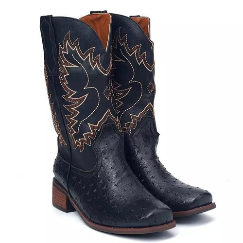 Ethnic Style Color Matching Women's  Boots