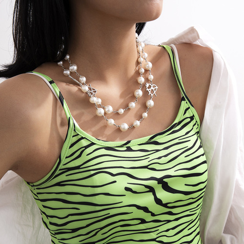 Fashion Simple Multi-Layer Pearl Necklace