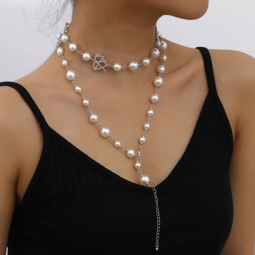 Fashion Simple Multi-Layer Pearl Necklace