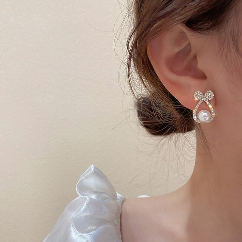 ✨Bow Pearl Earrings
