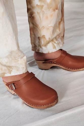 Classic Leather Clogs Sandals