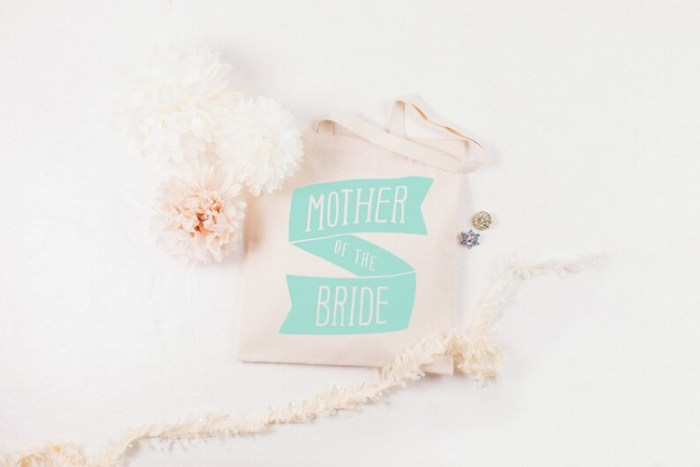 Mother Wedding Bag - Bridal Party Tote - Mother of the Bride - Wedding Tote Bag - Mother of the Bride Tote Bag - bachelorette party
