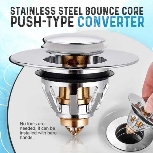(🔥Sunmer Hot Sale )Stainless Steel Bounce Core Push