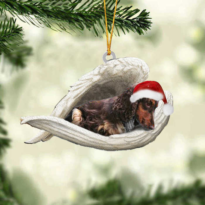 Cocker spaniel 3-1 Sleeping Angel Christmas Ornament