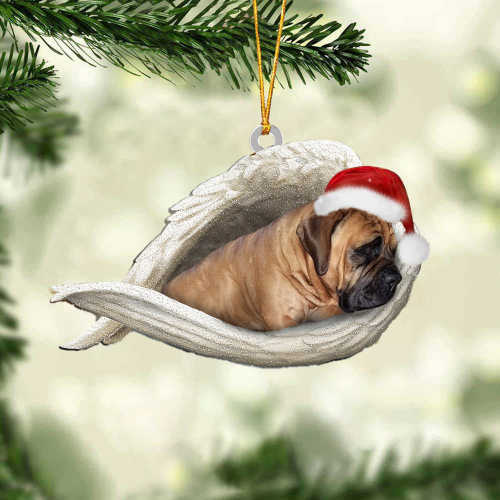Boerboel Sleeping Angel Christmas Ornament