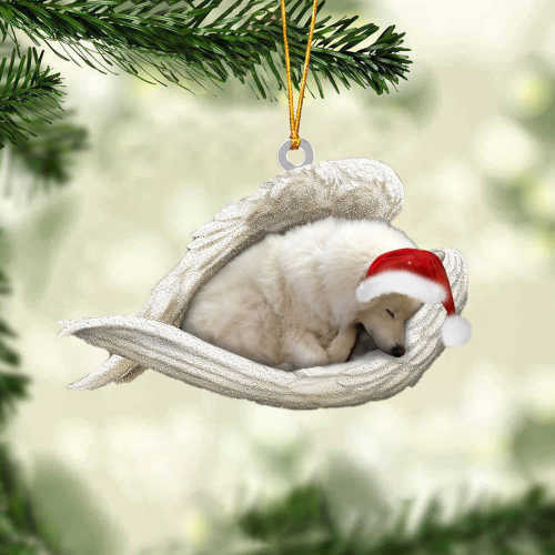Eskimo Sleeping Angel Christmas Ornament