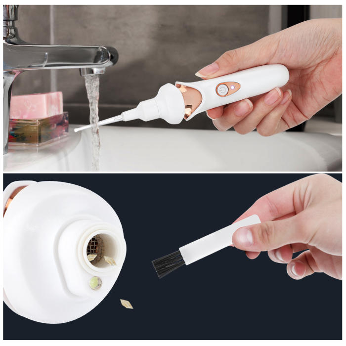 Electric Glow Safe Vibration Painless Vacuum Ear Wax Pickup Cleaner