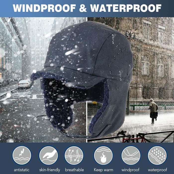 Idearock™ Unisex windproof & warm & ear protection & face protection hat