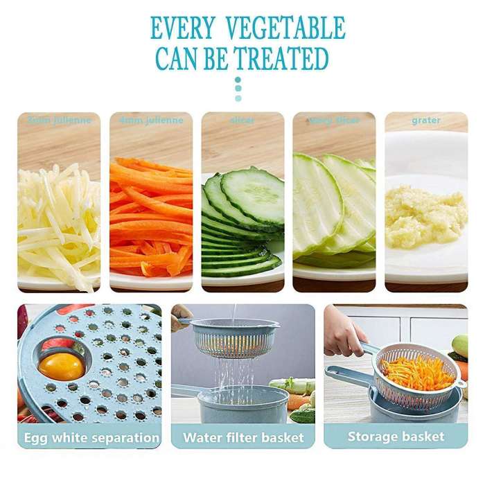 Multi-Function Vegetable Slicer 9 Sets