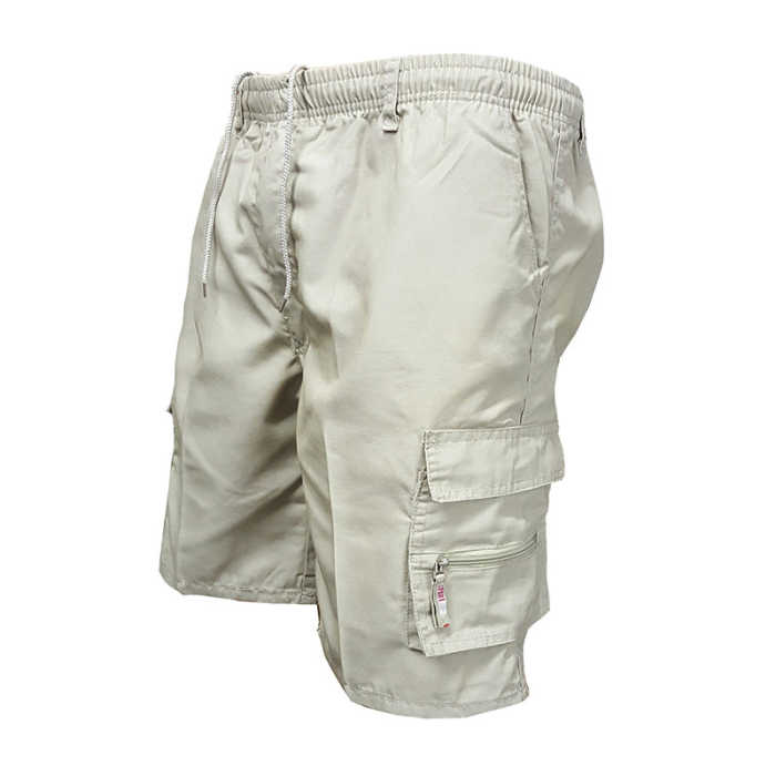 Men's Casual Elasticated Waist Cargo Shorts