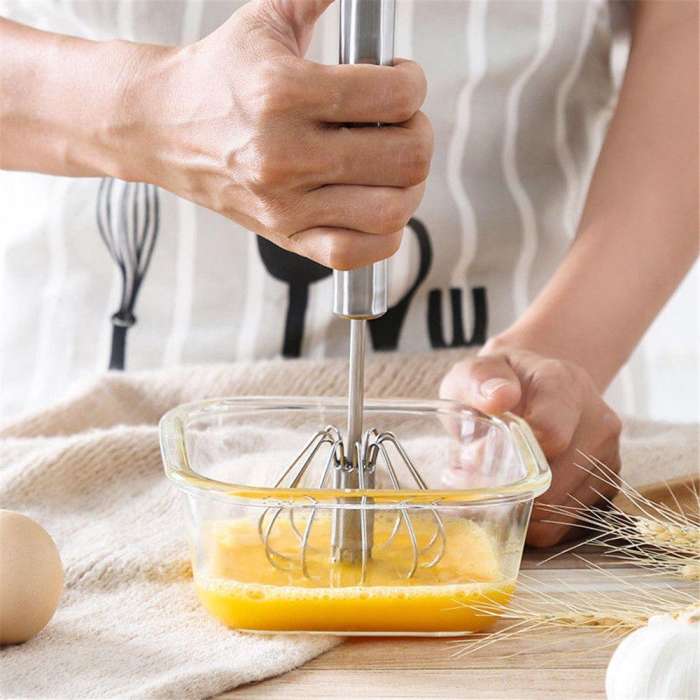 Stainless Steel Semi-Automatic Whisk