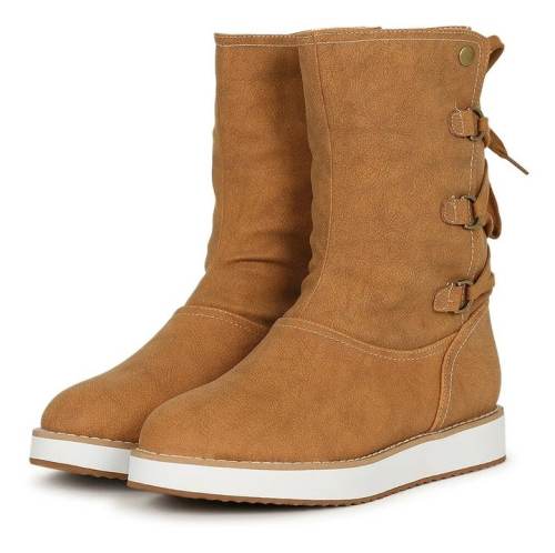 Women's Waterproof Lace-up Warm Ankle Country Boots