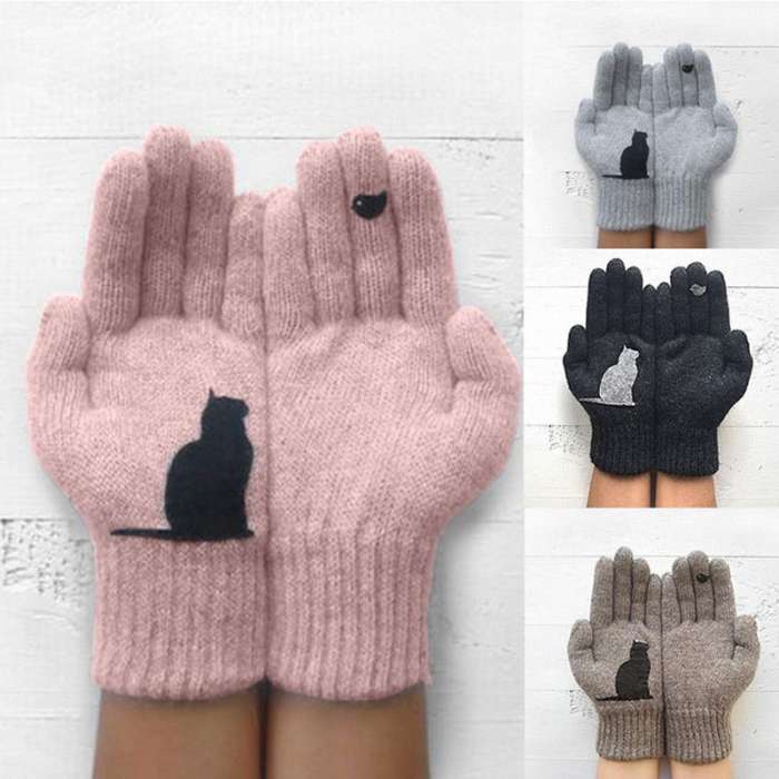 🔥Last Day 49% Off🔥Cat Fan Cotton Gloves-Buy More Save More