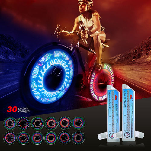 3D BICYCLE SPOKE LED LIGHTS(30 Different Patterns Change + DIY Patterns)