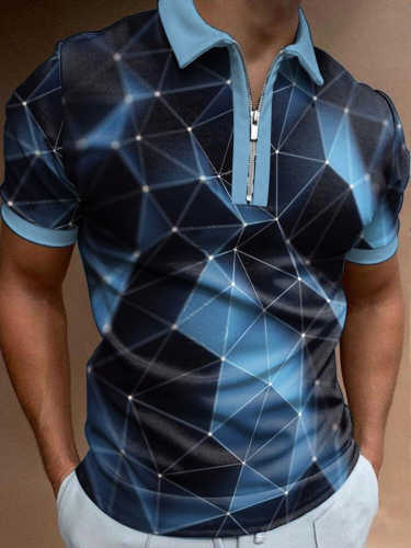 Men's 3D Art Patterns Polo Shirt