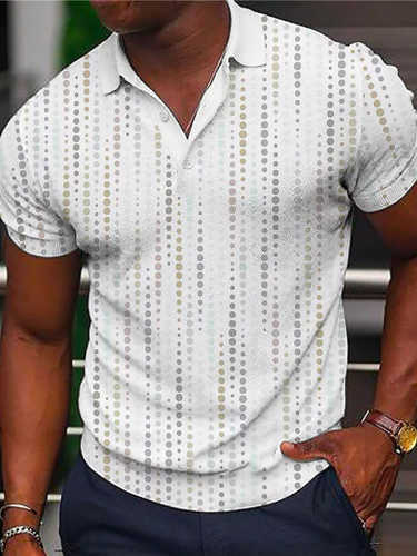 Men's Printed Fashion Polo Shirt