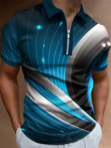 Men's Casual Technology Line Polo Shirt