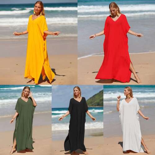 2023 new beach cover-up long dress